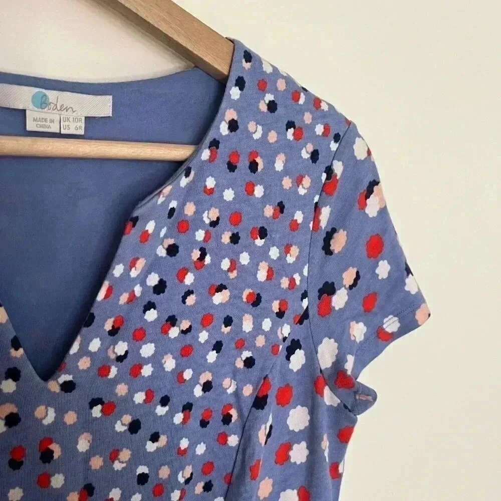 Boden Emory Jersey Dress 6R - Picture 10 of 14